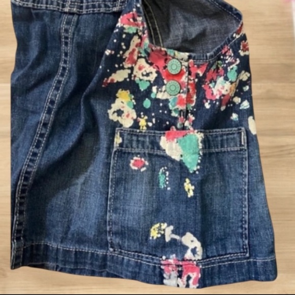 Gymboree Baby Denim Overall Dress Paint Splatter
Size 18-24 Months - Picture 7 of 10